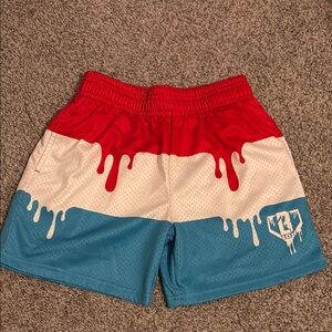 bL101 Boys red/white/blue Ice Cream Shorts
